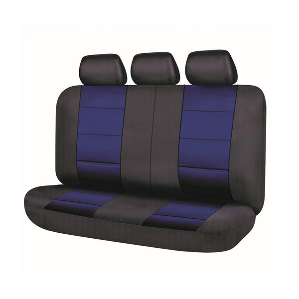 UNIVERSAL REAR SEAT COVERS SIZE 06/08S BLUE EL TORO SERIES II