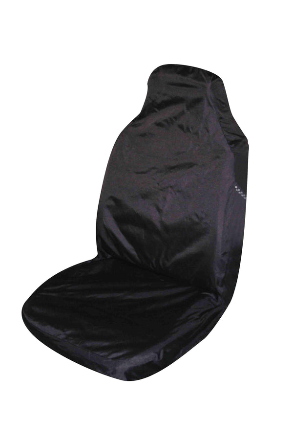 Universal Supreme Throwover Seat Cover Canvas - Black