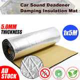 Sound Deadener Foam Insulation Heat Noise Proofing Car Mat Roller 4.5 square meters Thicker