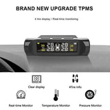 Car TPMS Wireless Car Tire Tyre Pressure Monitor System LCD Tester + 4 Sensors