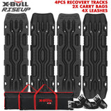 X-BULL Recovery Tracks Boards 4PCS 12T Sand Snow Mud tracks 4WD Car Truck RISEUP