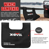 X-BULL Recovery Kit 4X4 Off-Road Kinetic Rope Snatch Strap Winch Damper 4WD13PCS