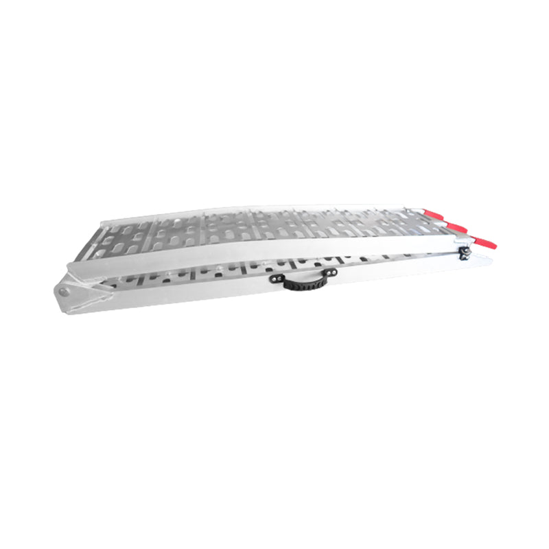 Rigg 2 x Aluminium ATV Loading Ramp Foldable - Silver