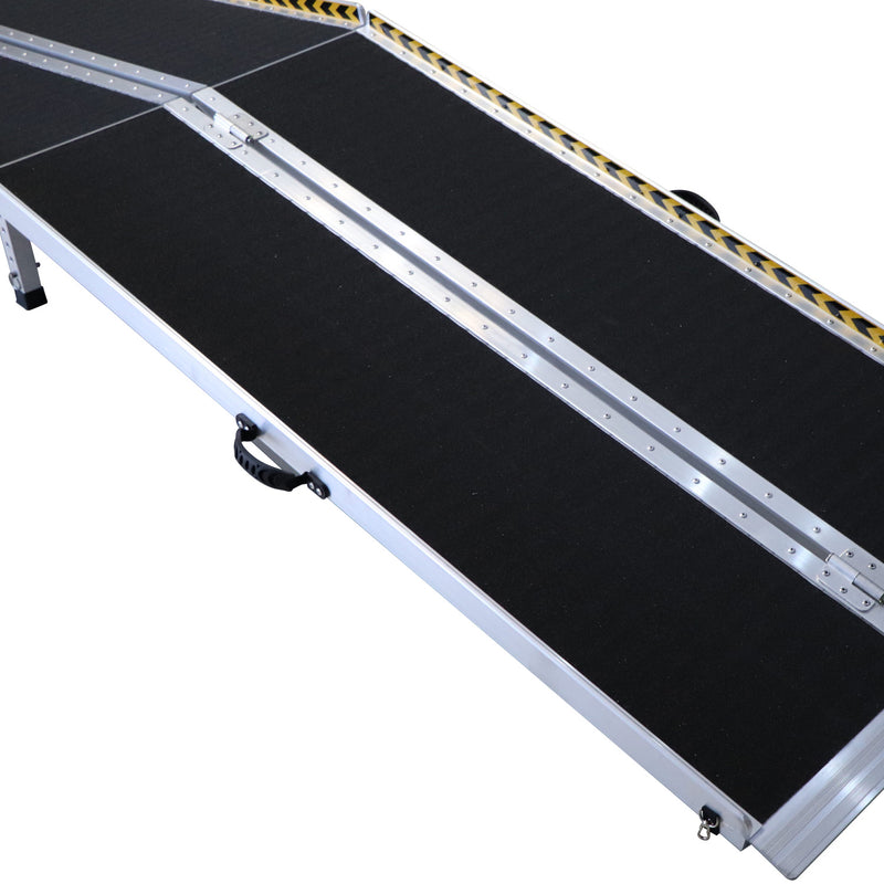 Kartrite Aluminium Wheelchair Ramp With Leg Support - 10ft