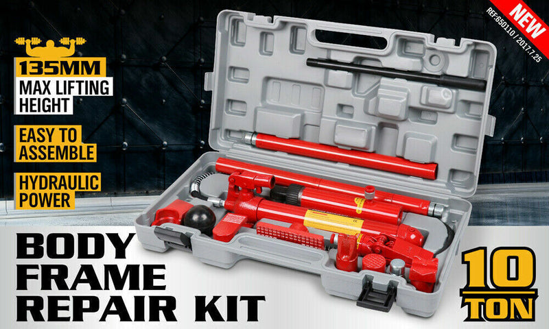 10 Ton Porta Power Kit Hydraulic Panel Beating Car Body Dent Frame Repair Tool