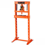 12-Ton Hydraulic Heavy Duty Floor Shop Press H-Frame Straightening Metal Garages