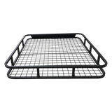 Universal Roof Rack Basket - Car Luggage Carrier Steel Cage Vehicle Cargo