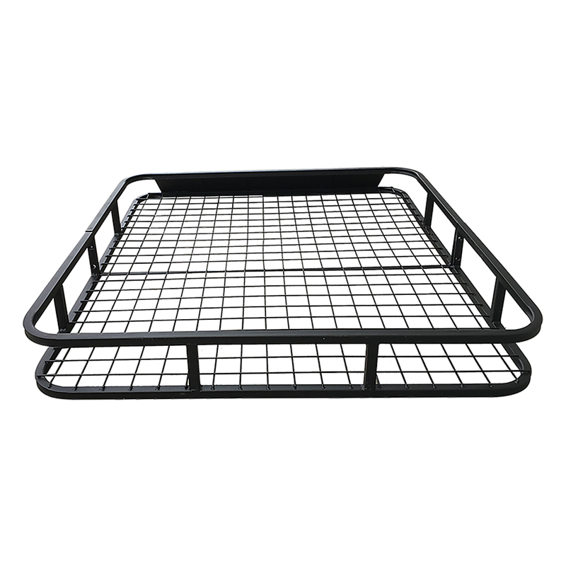 Universal Roof Rack Basket - Car Luggage Carrier Steel Cage Vehicle Cargo