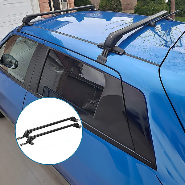 Lockable Aluminium Car Roof Rack Bars Without Rail Anti Theft Luggage Carrier